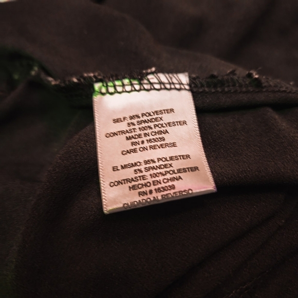 Chic Black Sheer Cap Sleeve w Pearl Accents By Luna Moon Whymsygoth Goth Bubble◯ - Picture 7 of 9